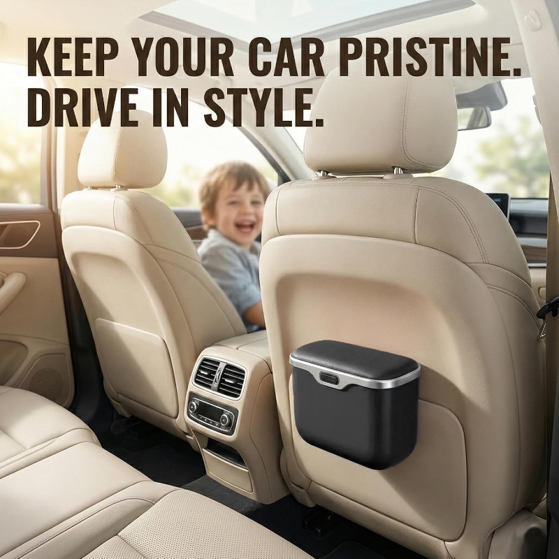 Autoafvalbak met deksel Lekvri - Waterproof Car Trash Can With Lid recensie en prijs