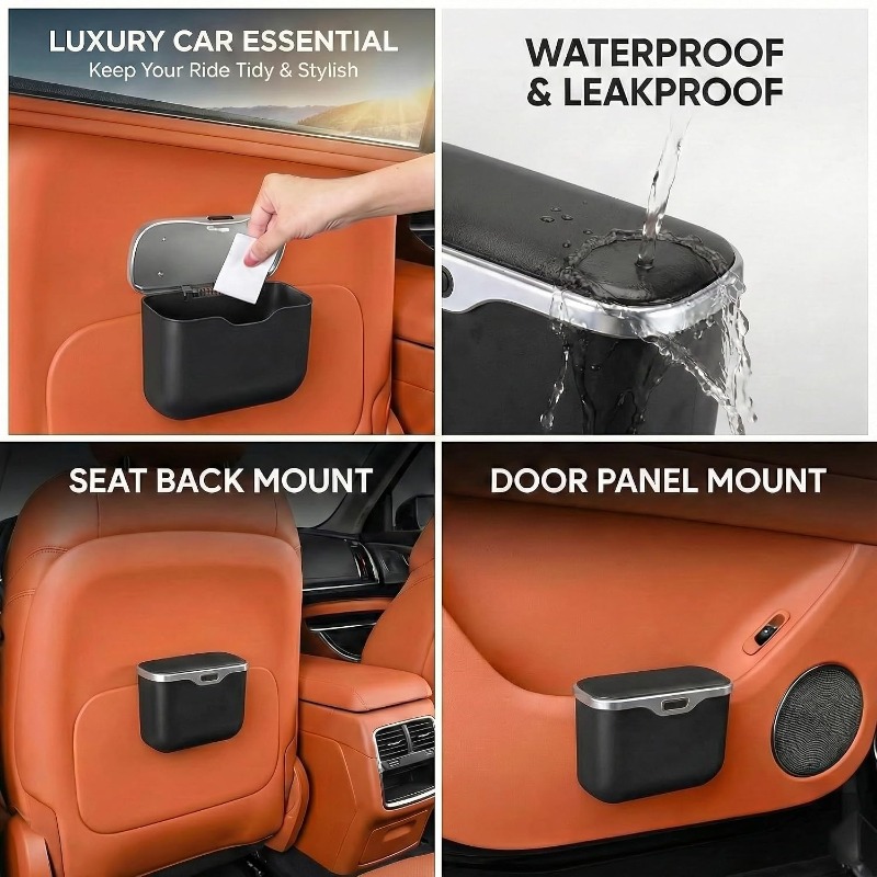Autoafvalbak met deksel Lekvri - Waterproof Car Trash Can With Lid recensie en prijs