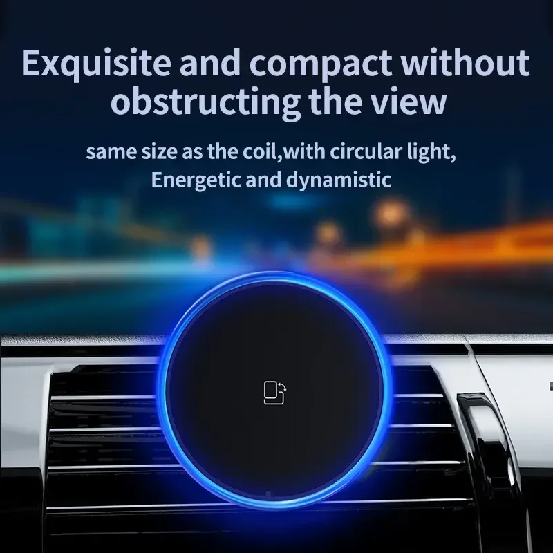 LED/RGB Magnetische Auto Draad - Wireless Car Charger Mount Fast Charging recensie en prijs