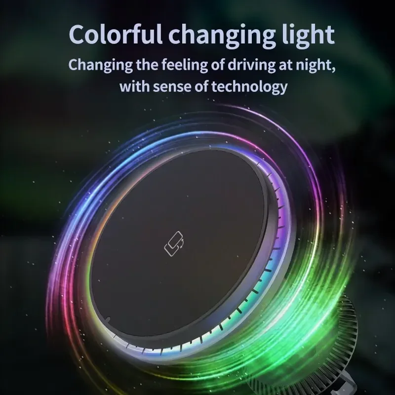 LED/RGB Magnetische Auto Draad - Wireless Car Charger Mount Fast Charging recensie en prijs