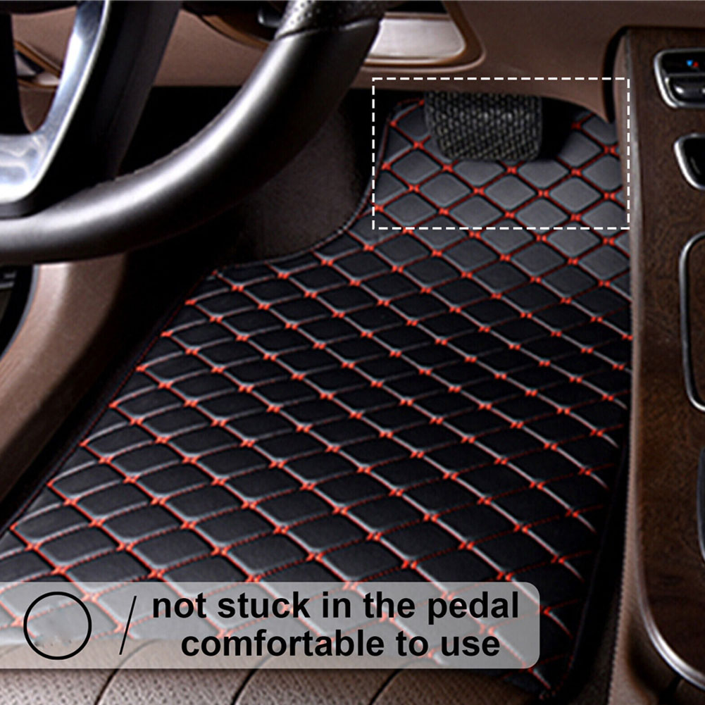 5 Stks/set Lederen Auto Vloerm - Car Floor Mats Universal Waterproof Leather recensie en prijs