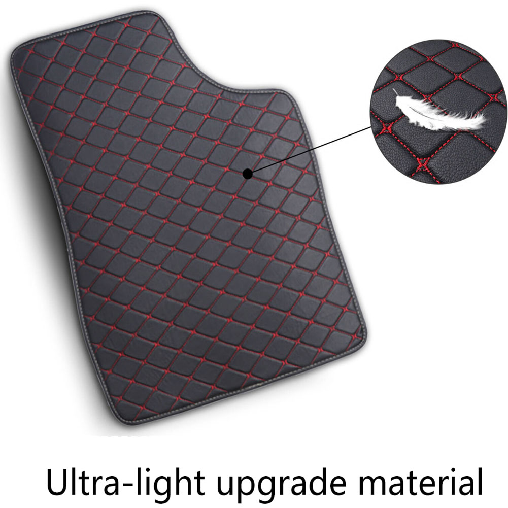 5 Stks/set Lederen Auto Vloerm - Car Floor Mats Universal Waterproof Leather recensie en prijs