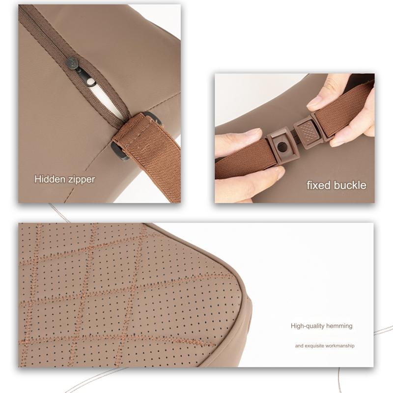 Auto Lederen Hoofdsteun Univer - Memory Foam Car Neck Pillow Lumbar Support recensie en prijs