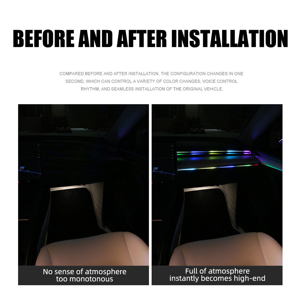 Universele Symfonie Auto Omgev - Led Ambient Interior Car Lights App Control recensie en prijs