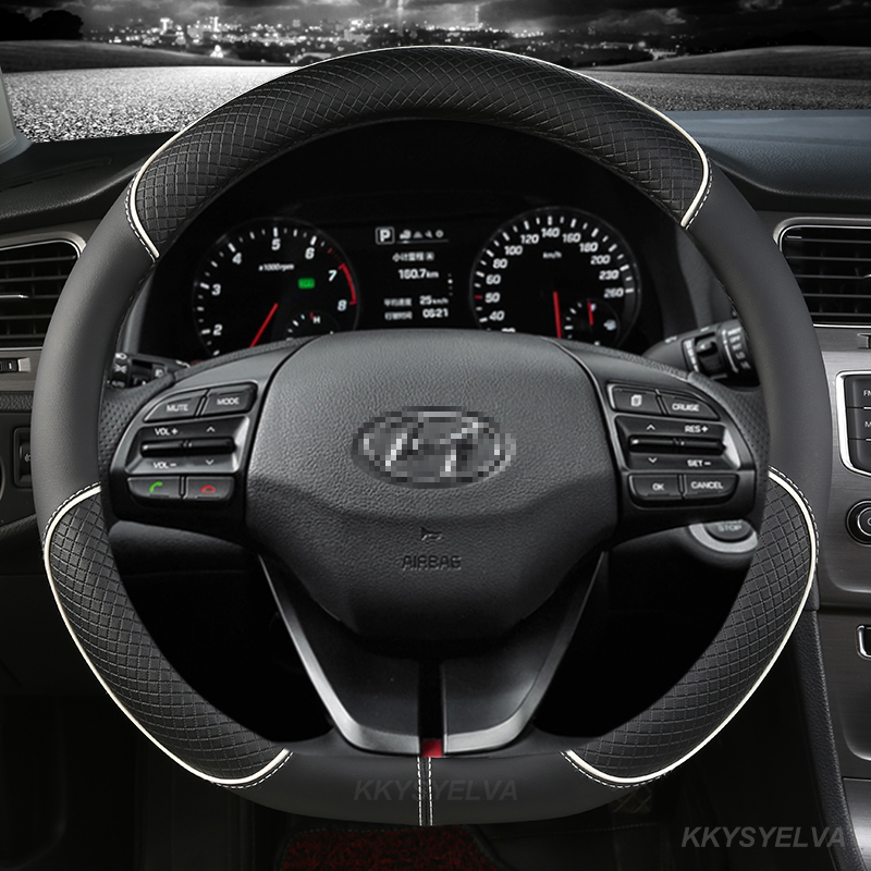 Microfiber Lederen Auto Stuurh - Car Steering Wheel Cover Anti Slip Breathable recensie en prijs