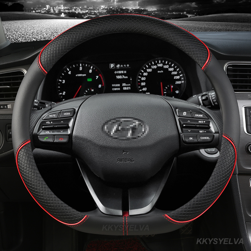Microfiber Lederen Auto Stuurh - Car Steering Wheel Cover Anti Slip Breathable recensie en prijs