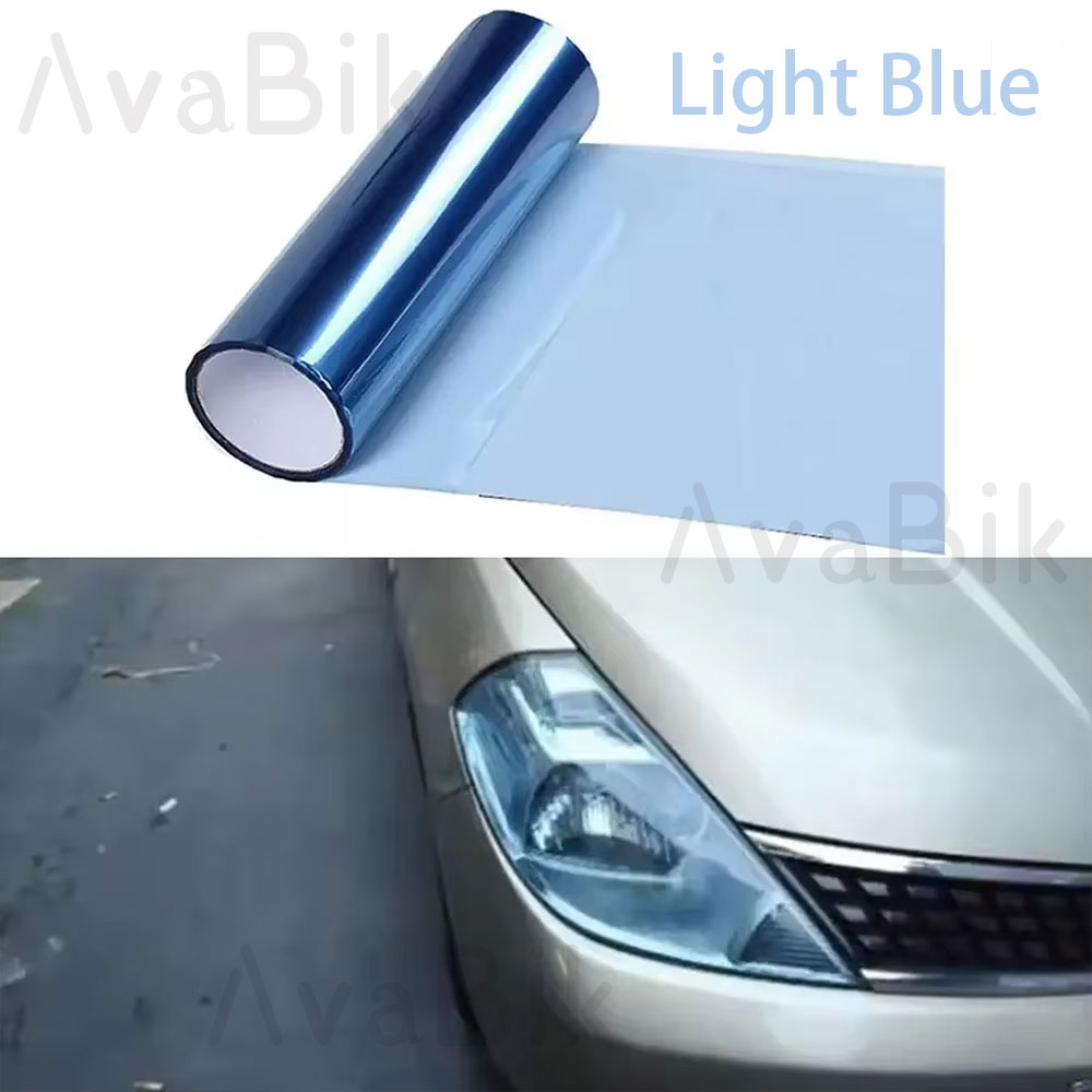 30CM Auto Koplamp Blauwe Tint  - Anti Glare Car Rearview Mirror Film recensie en prijs