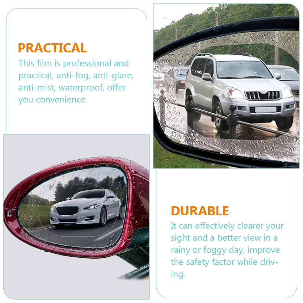 5 paar regenbestendige films v - Anti Glare Car Rearview Mirror Film recensie en prijs