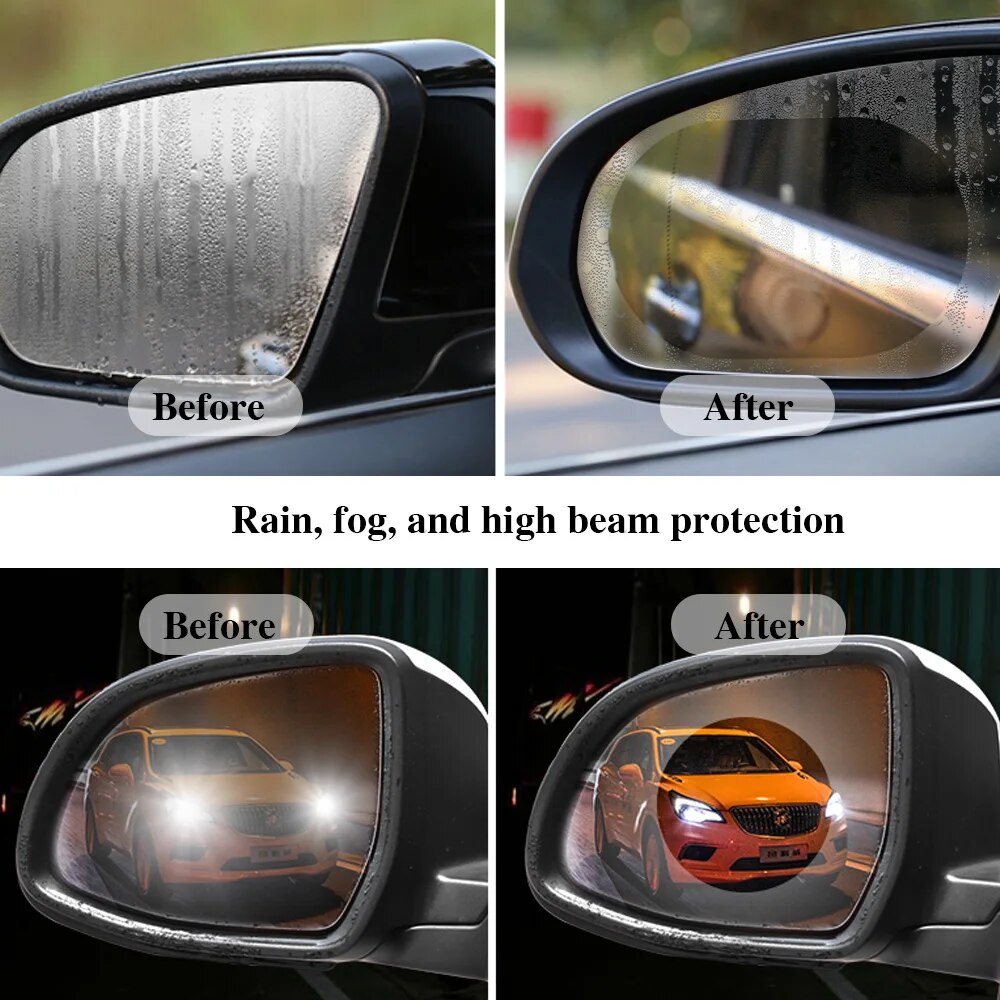 2 Stuks Universele Anti-Fog An - Anti Glare Car Rearview Mirror Film recensie en prijs
