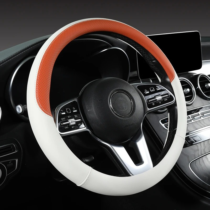 Geperforeerde nappaleer autost - Car Steering Wheel Cover Anti Slip Breathable recensie en prijs