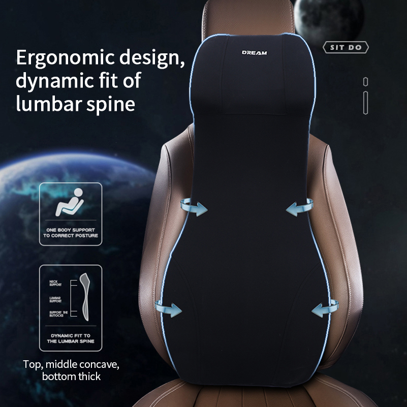 Traagschuim Auto Hoofdsteun Le - Memory Foam Car Neck Pillow Lumbar Support recensie en prijs