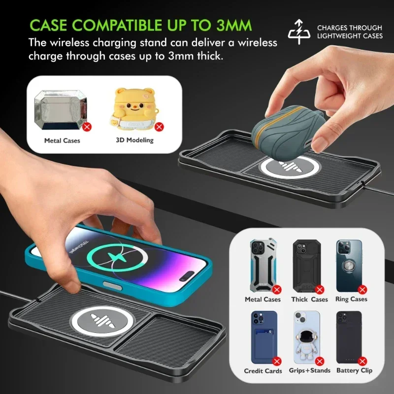 Auto Draadloze Oplader Pad Bas - Wireless Car Charger Mount Fast Charging recensie en prijs