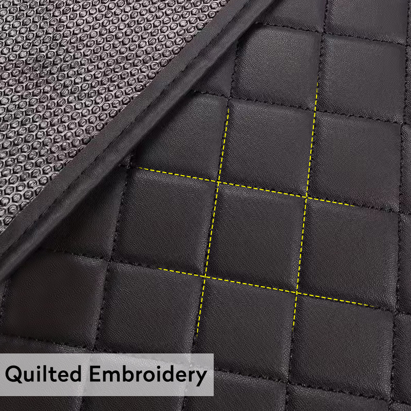 4 STKS Universele PU Lederen A - Car Floor Mats Universal Waterproof Leather recensie en prijs