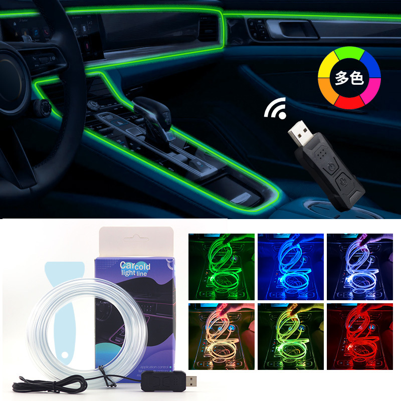Auto RGB Ambient LED Lichtstri - Led Ambient Interior Car Lights App Control recensie en prijs