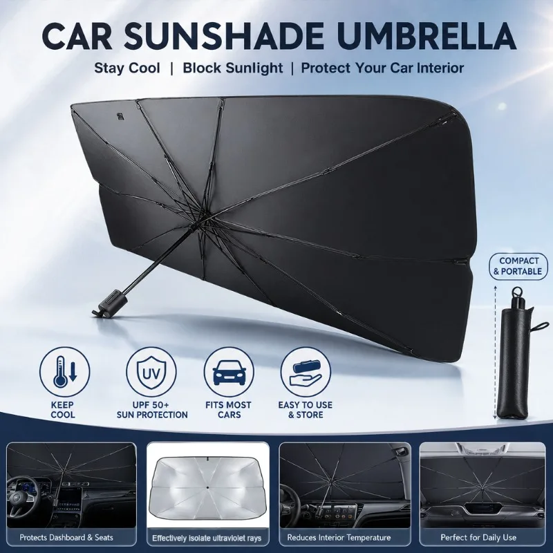 Auto Voorruit Zonnescherm Para - Car Sunshade Windshield Umbrella Foldable recensie en prijs