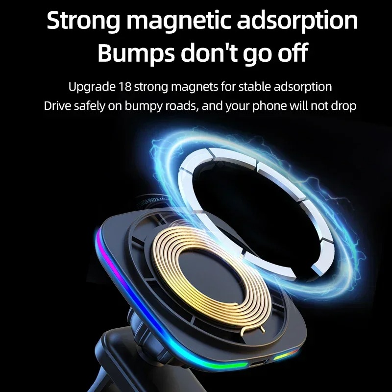 15W Magnetische Draadloze Auto - Magnetic Phone Holder For Car Vent recensie en prijs