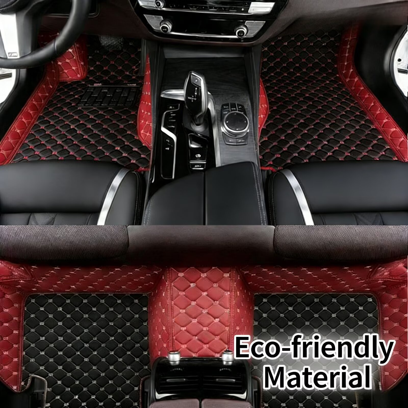 Lederen Auto Vloermatten Voor  - Car Floor Mats Universal Waterproof Leather recensie en prijs