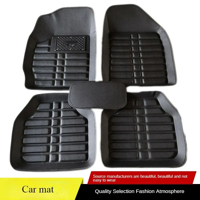 NIEUWE Luxe Lederen Auto Vloer - Car Floor Mats Universal Waterproof Leather recensie en prijs