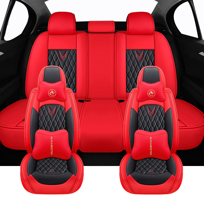Volledige Set Universele Auto  - Leather Car Seat Covers Full Set Universal recensie en prijs