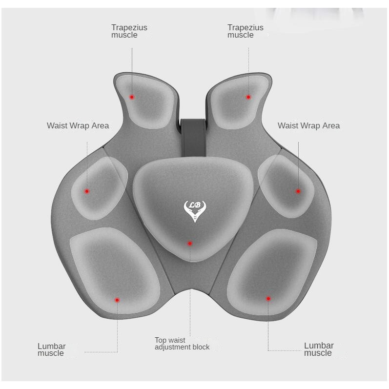 Traagschuim Bureaustoel Kussen - Memory Foam Car Neck Pillow Lumbar Support recensie en prijs