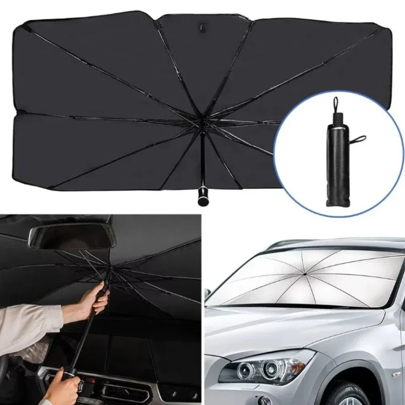 Autozonnescherm Opvouwbare voo - Car Sunshade Windshield Umbrella Foldable recensie en prijs