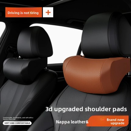 Memory Foam Auto-Nekkussen PU  - Memory Foam Car Neck Pillow Lumbar Support recensie en prijs