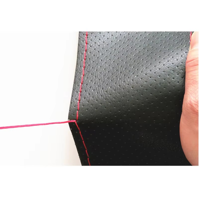 Nieuwe 36 38 40 cm Lederen Aut - Car Steering Wheel Cover Anti Slip Breathable recensie en prijs